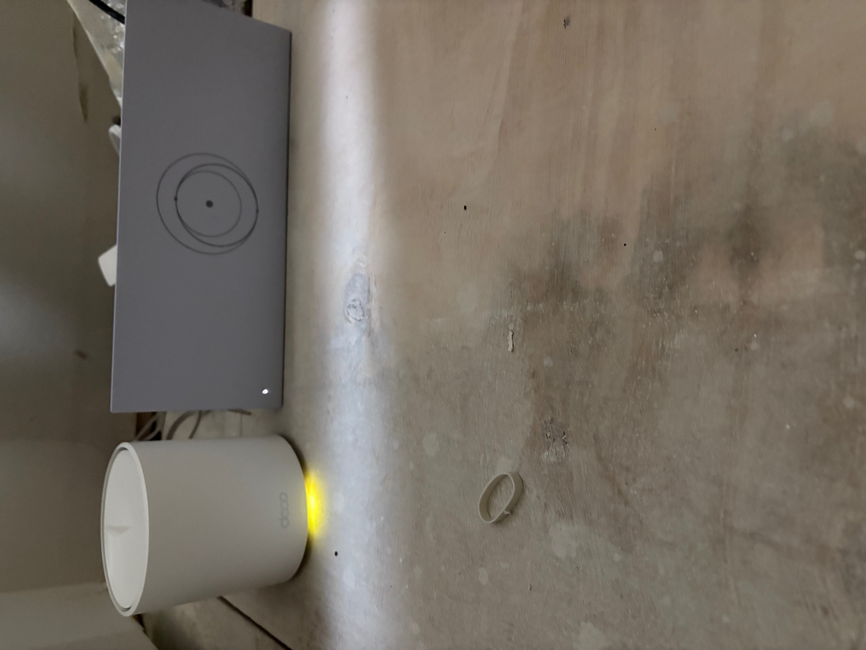Interior modem and first mesh router